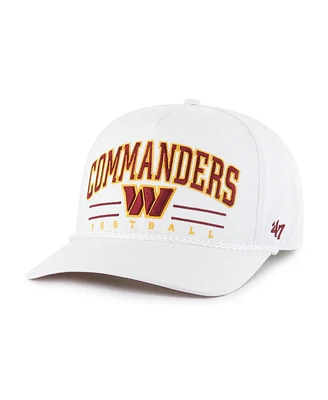 '47 Brand Men's White Washington Commanders Roscoe Hitch Rope Adjustable Hat