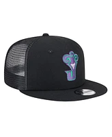 New Era Big Boys and Girls the Joker Black Batman 9FIFTY Trucker Adjustable Hat