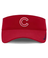 Nike Men's Red Chicago Cubs Primetime Bozz Ace Performance Adjustable Visor Hat