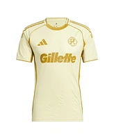 Adidas Men's Tan New England Revolution 2025 One Planet Pre-Match Jersey