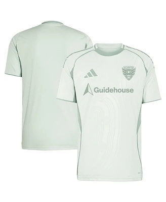 Adidas Men's Light Green D.c. United 2025 One Planet Pre-Match Jersey