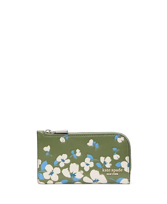 Kate Spade New York Devin Painterly Bouquet Small Bifold Wallet