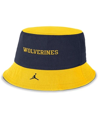 Jordan Men's Navy/Maize Michigan Wolverines Apex Bucket Hat