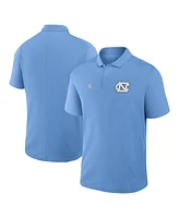 Jordan Men's Carolina Blue North Tar Heels Primetime Victory Primary Logo Performance Polo Shirt