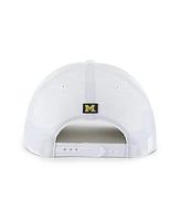 '47 Brand Men's White Michigan Wolverines Condor Hitch Brrr Adjustable Hat