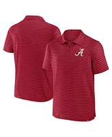 Fanatics Men's Crimson Alabama Crimson Tide Victory Calls Stripe Polo Shirt