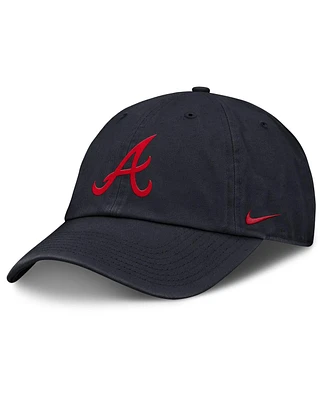 Nike Men's Navy Atlanta Braves Club Adjustable Hat