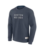Fanatics Men's Blue Boston Red Sox Elements Future Ground Lettering Pullover Sweatshirt