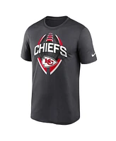 Nike Men's Gray Kansas City Chiefs Legend Icon Performance T-Shirt