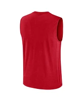 Nike Men's Red Cincinnati Reds Knockout Performance Muscle Tank Top
