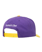 Mitchell & Ness Men's Purple/Gold Los Angeles Lakers May Flowers Adjustable Hat