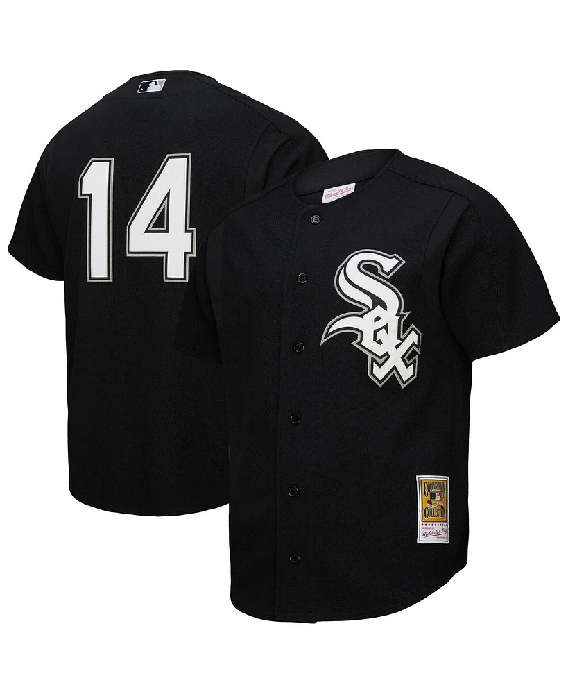 Mitchell & Ness Men's Paul Konerko Black Chicago White Sox Authentic Batting Practice Jersey