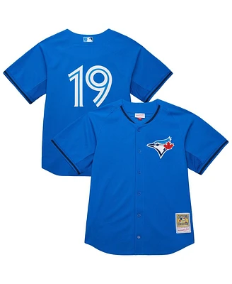 Mitchell & Ness Men's Jose Bautista Blue Toronto Jays Authentic Batting Practice Jersey