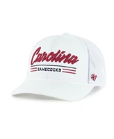 '47 Brand Men's White South Carolina Gamecocks Garner Rope Trucker Adjustable Hat