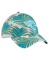 New Era Men's Gray Jacksonville Jaguars Palms 39THIRTY Flex Hat