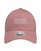 New Era Women's Pink Manchester United Seasonal 9FORTY Adjustable Hat