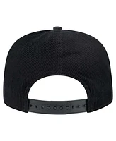 New Era Men's Black Cincinnati Bengals City Originals Corduroy Skipper Golfer Snapback Hat