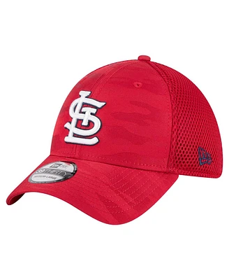 New Era Men's Red St. Louis Cardinals Subtle Camo 39THIRTY Flex Hat