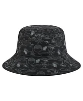 New Era Men's Black Miami Marlins 2025 Spring Training All Over Print Bucket Hat