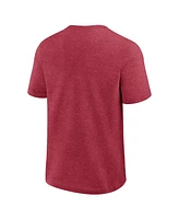 Fanatics Men's Heather Red Arizona Diamondbacks Top Notch T-Shirt