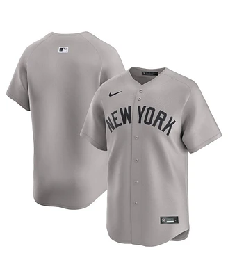 Nike Men's Gray New York Yankees Away Limited Jersey