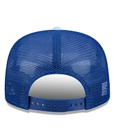 New Era Men's Blue Kyle Larson Adventure Pattern Golfer Adjustable Hat