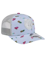 New Era Men's Light Blue/Gray Boston Celtics Adventure Aloha Pattern 9SEVENTY Stretch-Snap Hat
