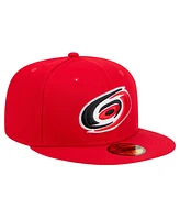 New Era Men's Red Carolina Hurricanes Core 59FIFTY Fitted Hat
