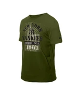 New Era Men's Green York Yankees Armed Forces T-Shirt