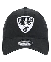 New Era Men's Black Fc Dallas 2025 Kickoff 9TWENTY Adjustable Hat