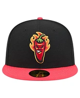 New Era Men's Black Lake County Captains Copa de la Diversion 59FIFTY Fitted Hat
