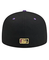 New Era Men's Black Fresno Grizzlies Copa de la Diversion 59FIFTY Fitted Hat
