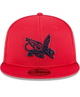 New Era Men's Red Texas Rangers City Connect Batting Practice 59FIFTY Fitted Hat