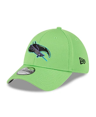 New Era Men's Neon Green Tampa Bay Rays City Connect Batting Practice 39THIRTY Flex Hat