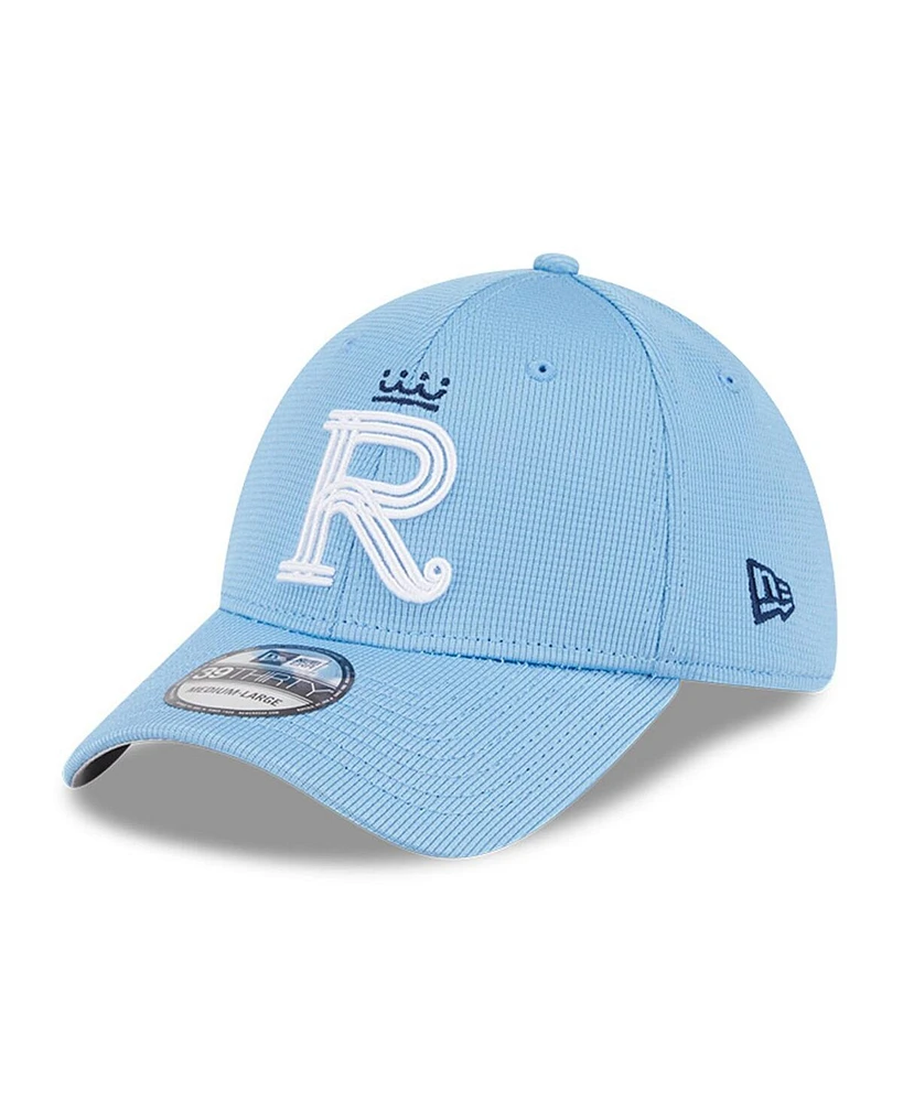New Era Men's Light Blue Kansas City Royals Connect Batting Practice 39THIRTY Flex Hat