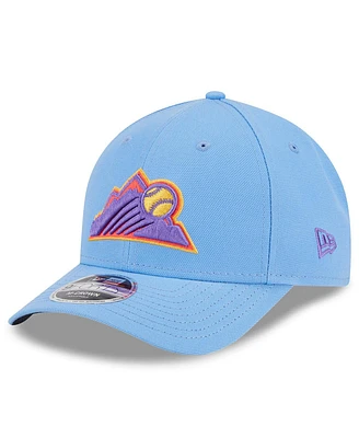 New Era Men's Light Blue Colorado Rockies 2025 City Connect 9FORTY M-Crown Adjustable Hat