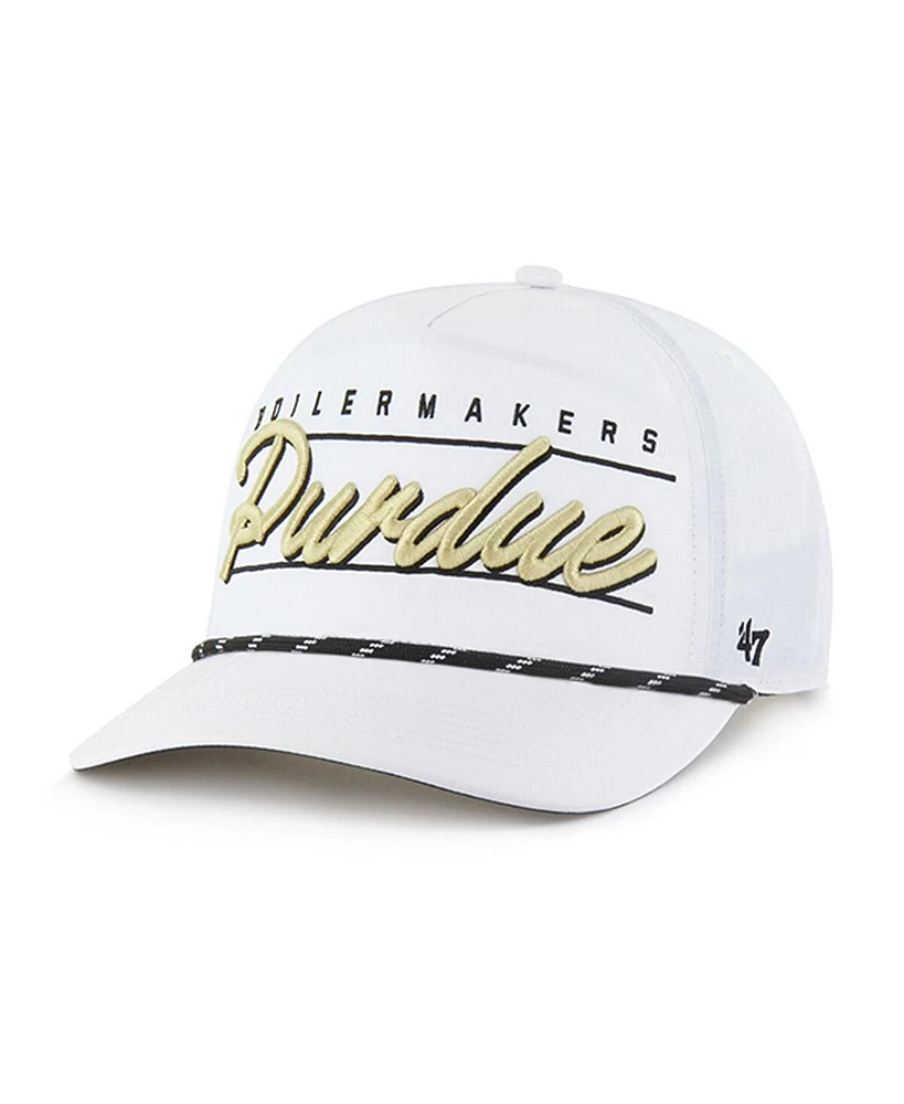 '47 Brand Men's White Purdue Boilermakers Condor Hitch Brrr Adjustable Hat