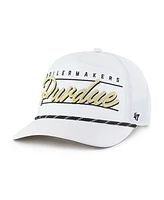 '47 Brand Men's White Purdue Boilermakers Condor Hitch Brrr Adjustable Hat