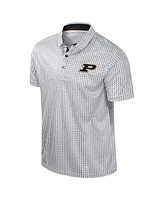 Colosseum Men's Black Purdue Boilermakers Big Tall Marty Rival Polo Shirt