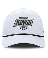 Fanatics Men's White Los Angeles Kings Rope A-Frame Adjustable Hat