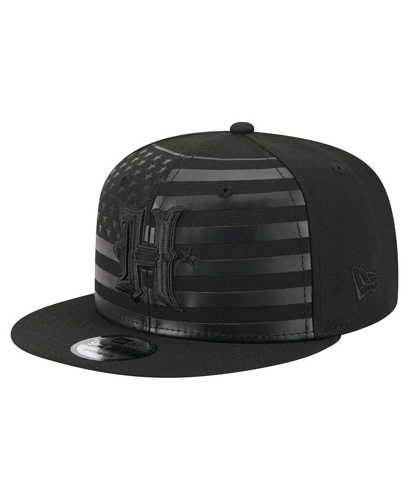 New Era Men's Black Houston Texans Independent 9FIFTY Snapback Hat