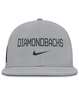 Nike Men's Gray Arizona Diamondbacks True Performance Fitted Hat