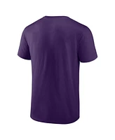 Logo Athletic Men's Purple Baltimore Ravens Best Dad T-Shirt