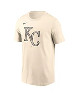 Nike Men's Cream Kansas City Royals Camo Logo T-Shirt