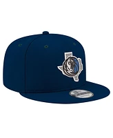 New Era Men's Navy Dallas Mavericks State Pride 9FIFTY Snapback Hat