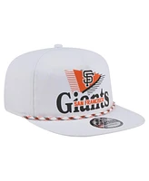 New Era Men's White San Francisco Giants Collide Golfer Snapback Hat