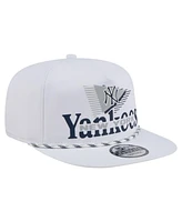 New Era Men's White New York Yankees Collide Golfer Snapback Hat