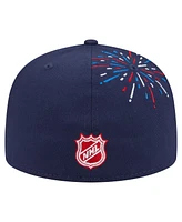 New Era Men's Navy Vegas Golden Knights Americana Fireworks 59FIFTY Fitted Hat