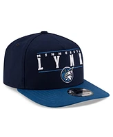New Era Men's and Women's Navy/Blue Minnesota Lynx 2025 Wnba Draft A-Frame 9FIFTY Snapback Hat