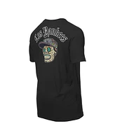 New Era Men's Black York Yankees Sugar Skulls T-Shirt